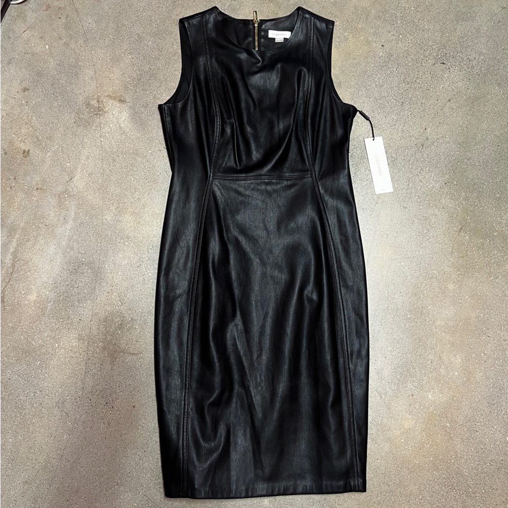 Calvin Klein Black Midi Dress